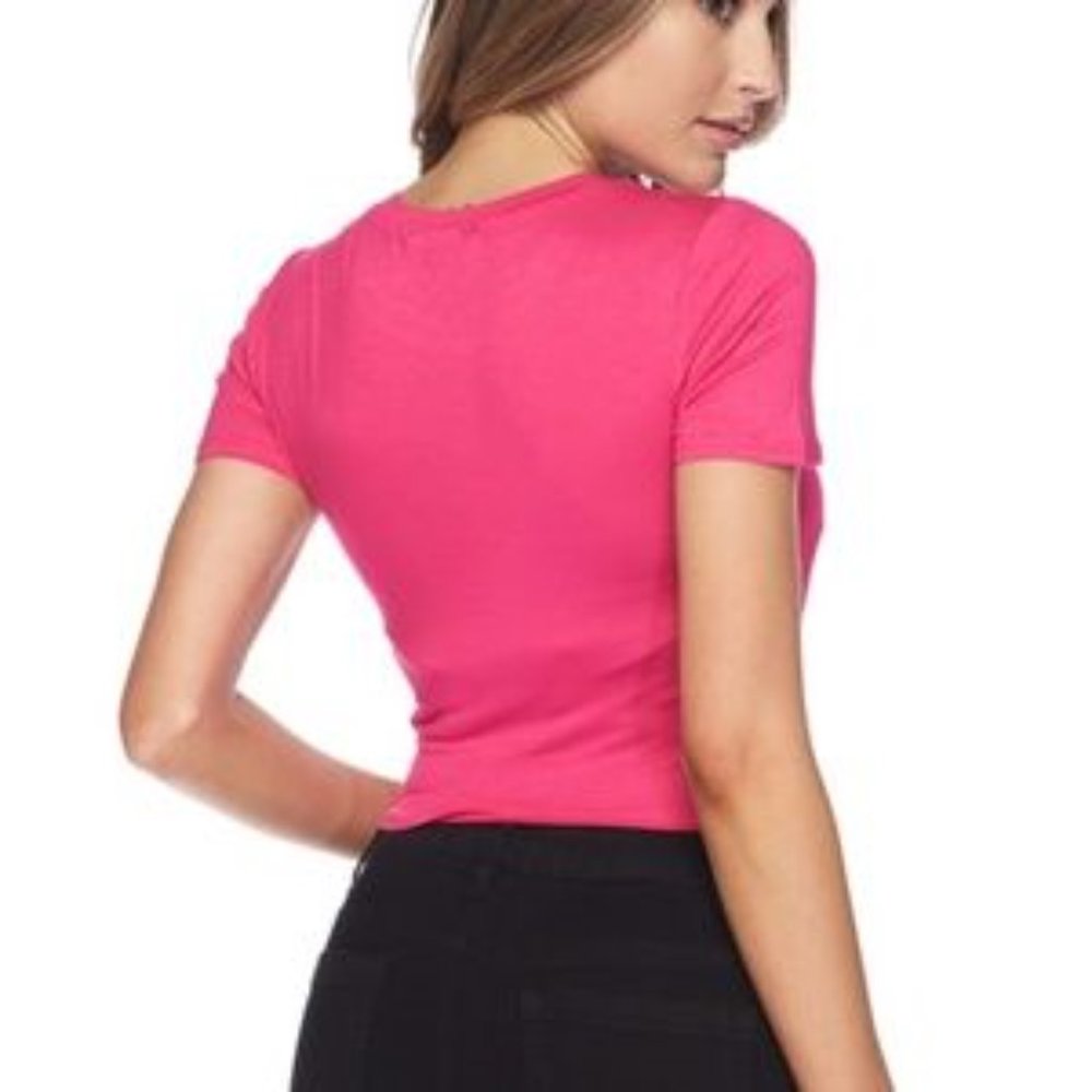 PINK CROP TOP - Picture 3 of 3